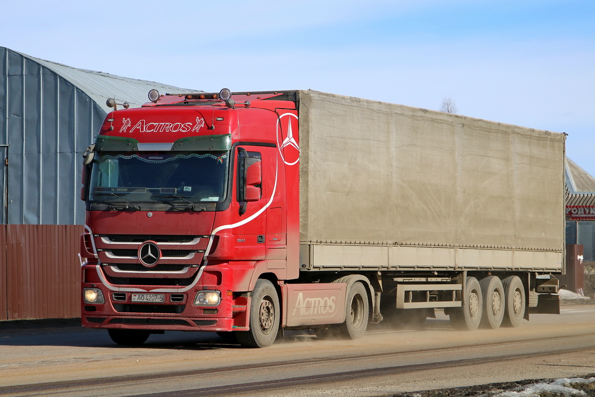 Минская область, № АО 4207-5 — Mercedes-Benz Actros ('2009) 1844