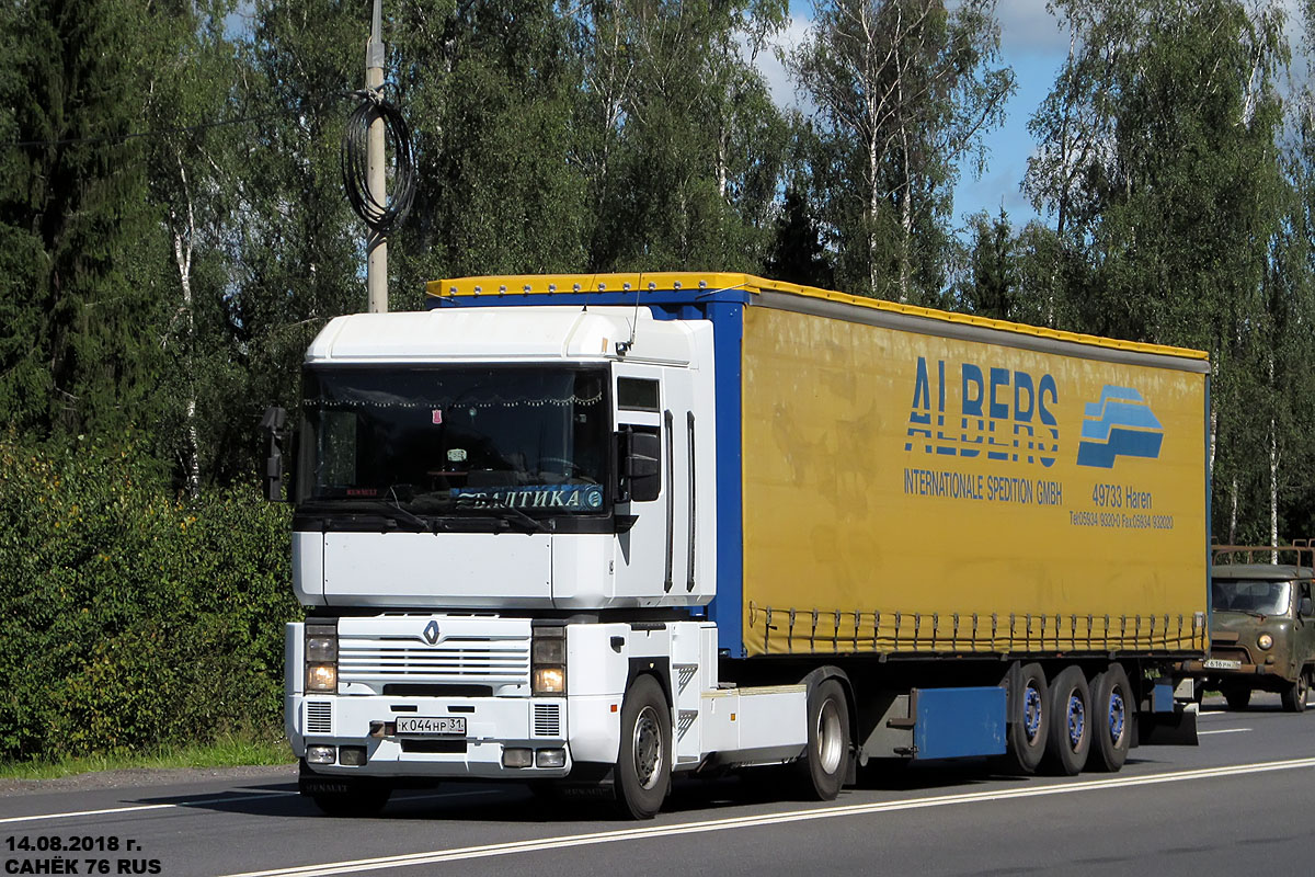 Белгородская область, № К 044 НР 31 — Renault Magnum Integral ('1997) Белгородская область, № К 044 НР 31 — Renault Magnum Integral ('1997)