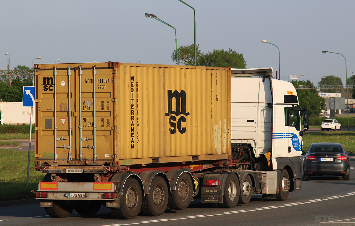 Литва, № JBH 752 — MAN TGX ('2012) 24.440