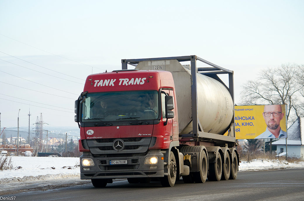 Львовская область, № ВС 6678 НК — Mercedes-Benz Actros ('2009) 1844