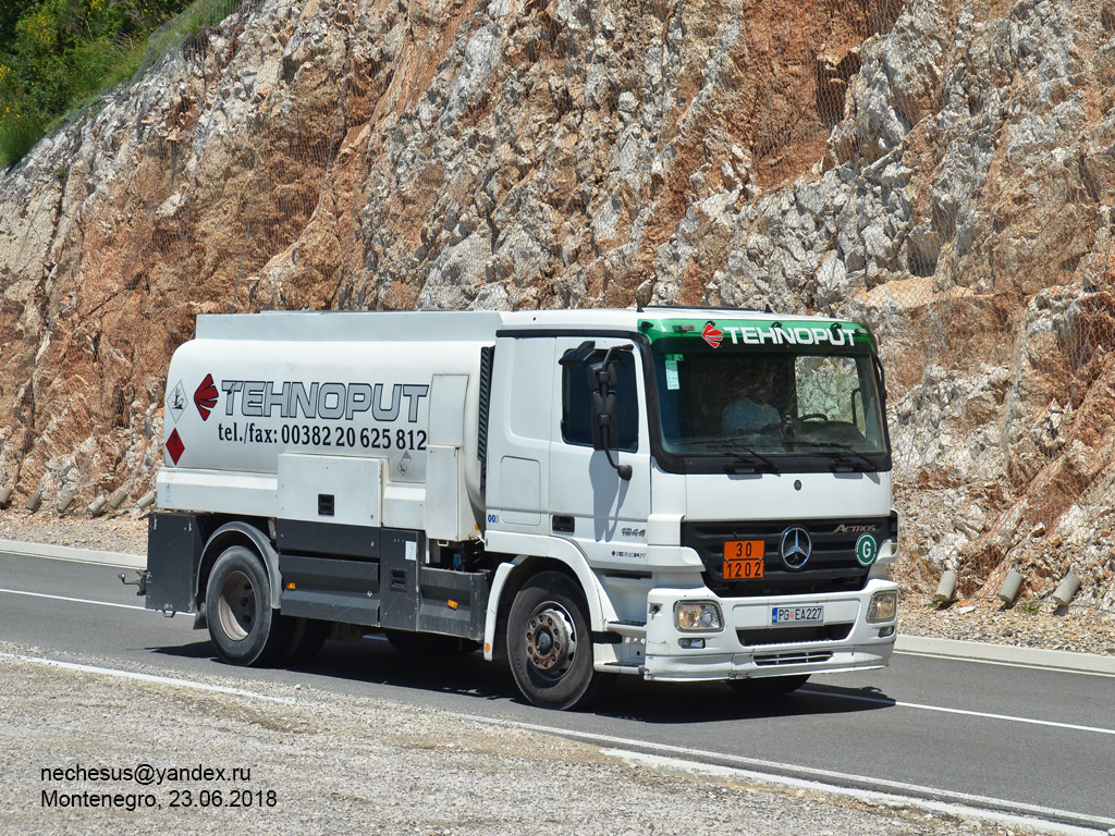 Черногория, № PG EA227 — Mercedes-Benz Actros ('2003) 1844