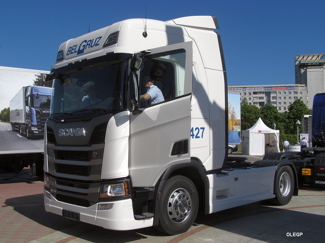 Минск, № 427 — Scania ('2016) R450; Минск — Выставка "БАМАП-2019"