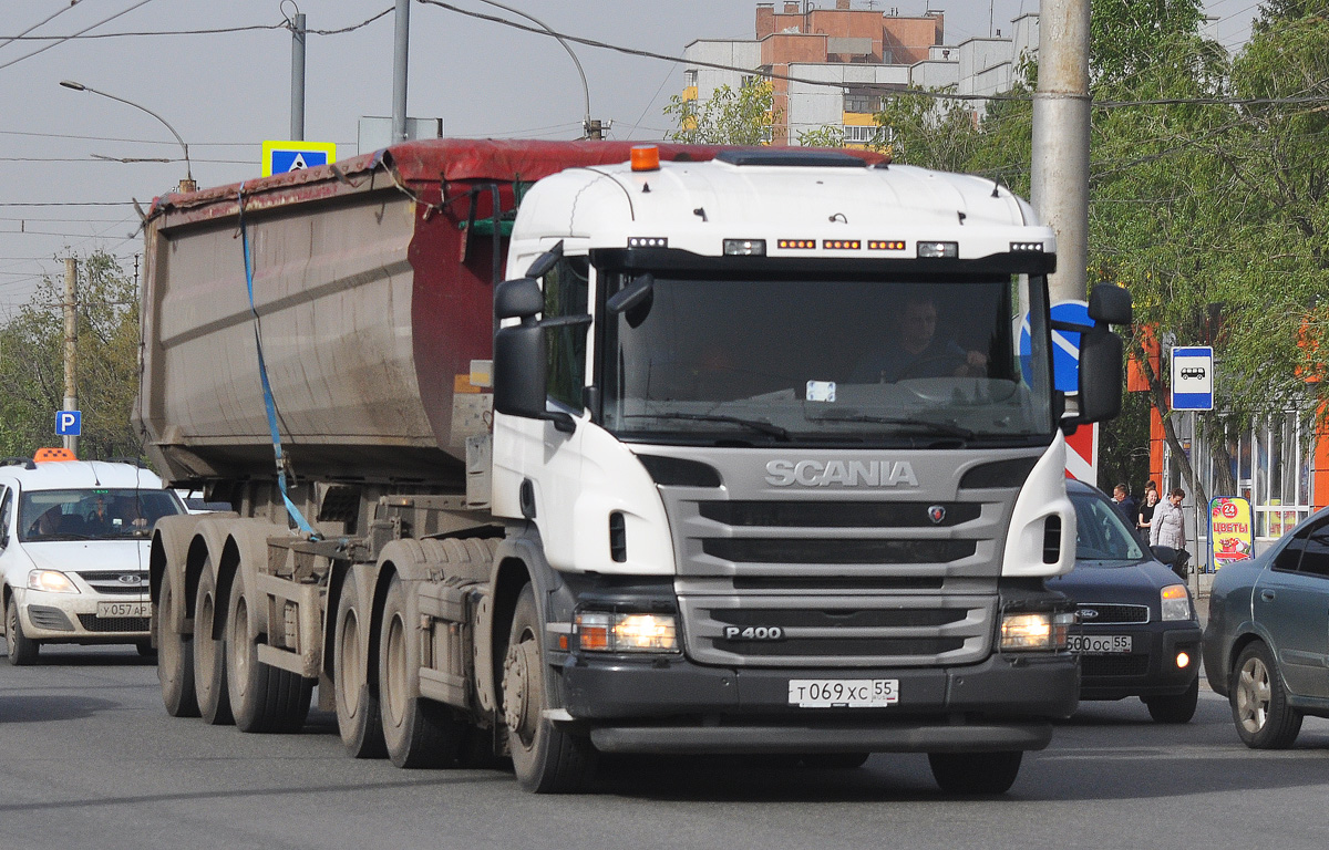 Омская область, № Т 069 ХС 55 — Scania ('2004) P400