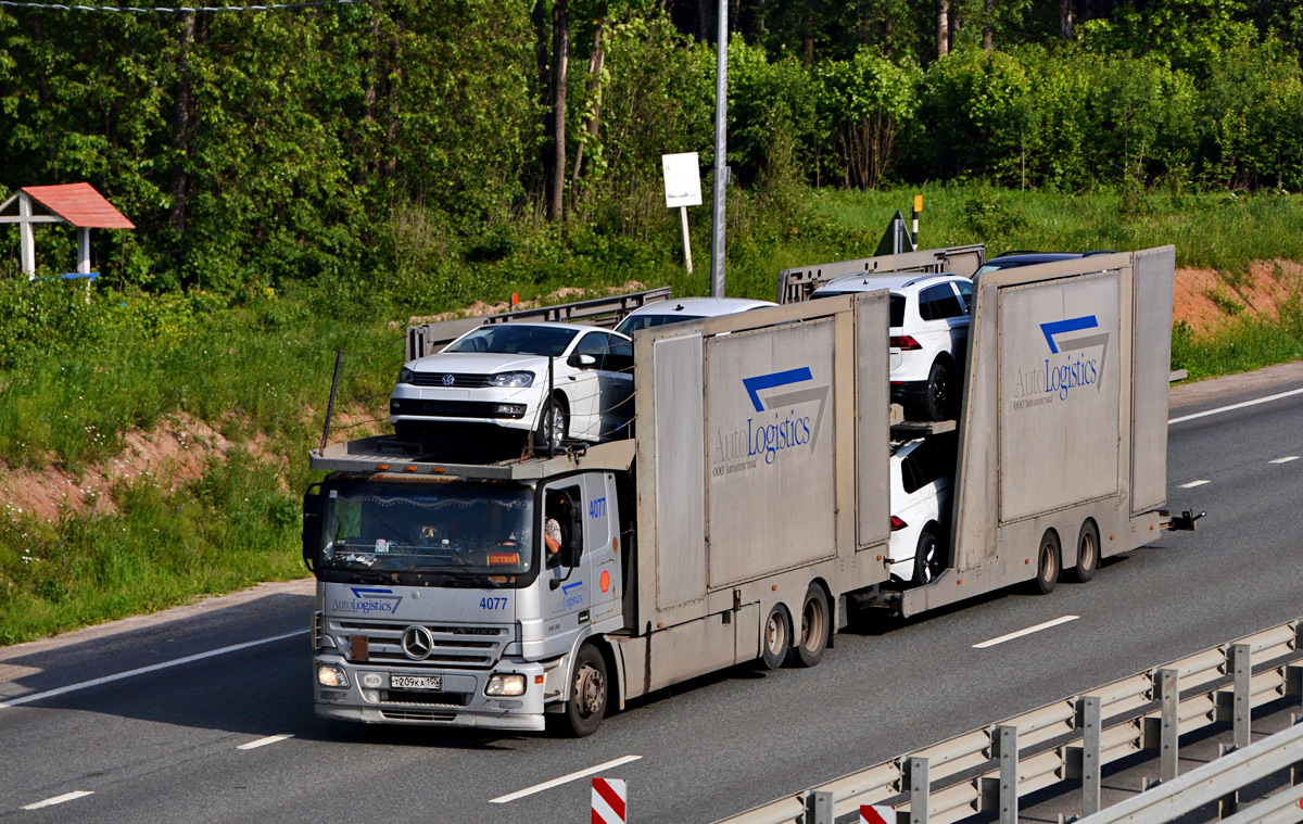 Московская область, № 4077 — Mercedes-Benz Actros ('2003) 1836