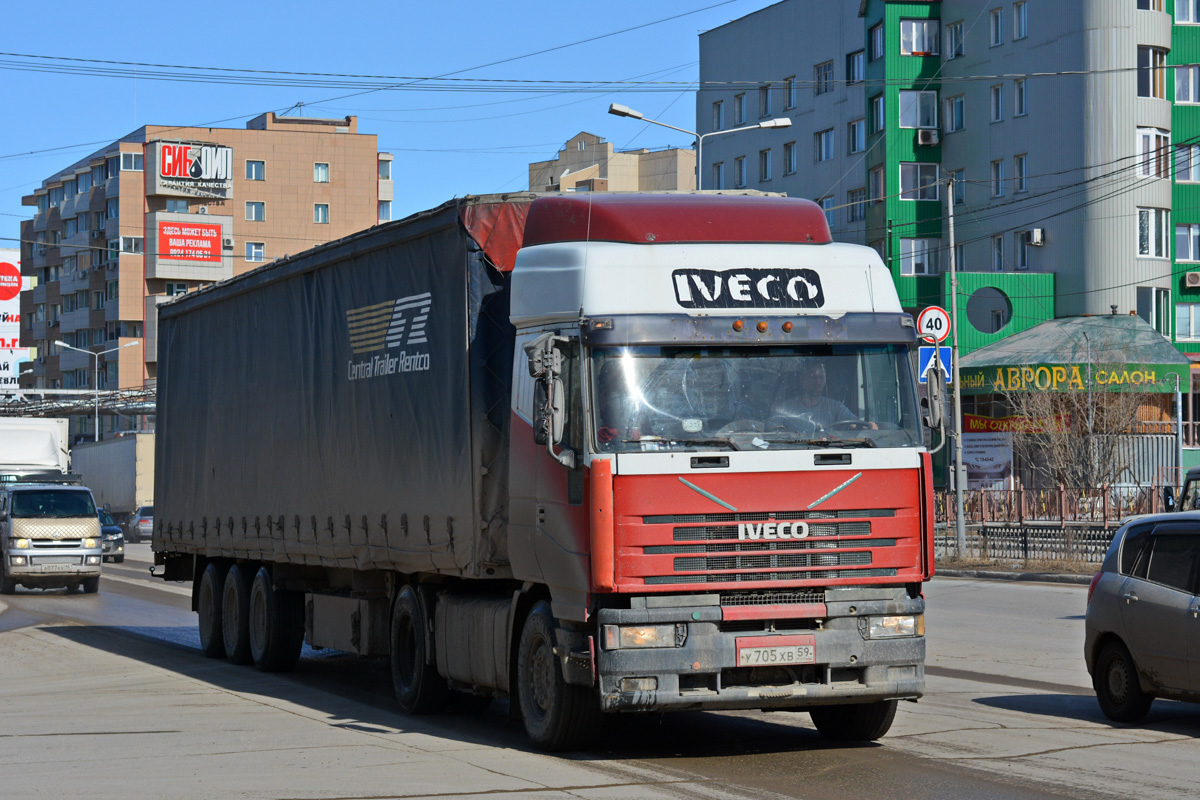 Пермский край, № У 705 ХВ 59 — IVECO EuroStar