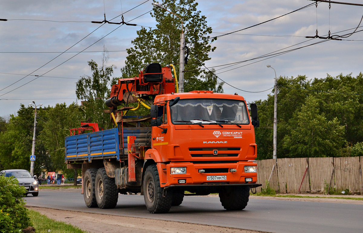 Калужская область, № О 507 ММ 40 — КамАЗ-43118-46