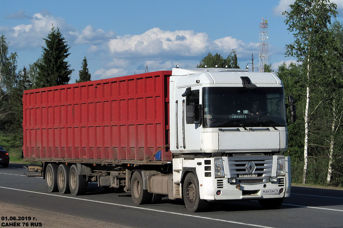 Ярославская область, № К 897 СН 76 — Renault Magnum ('2005)