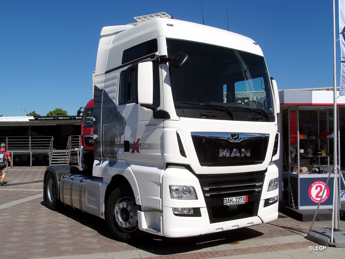 Германия, № DAH 227A — MAN TGX ('2016) 18.500; Минск — Выставка "БАМАП-2019"