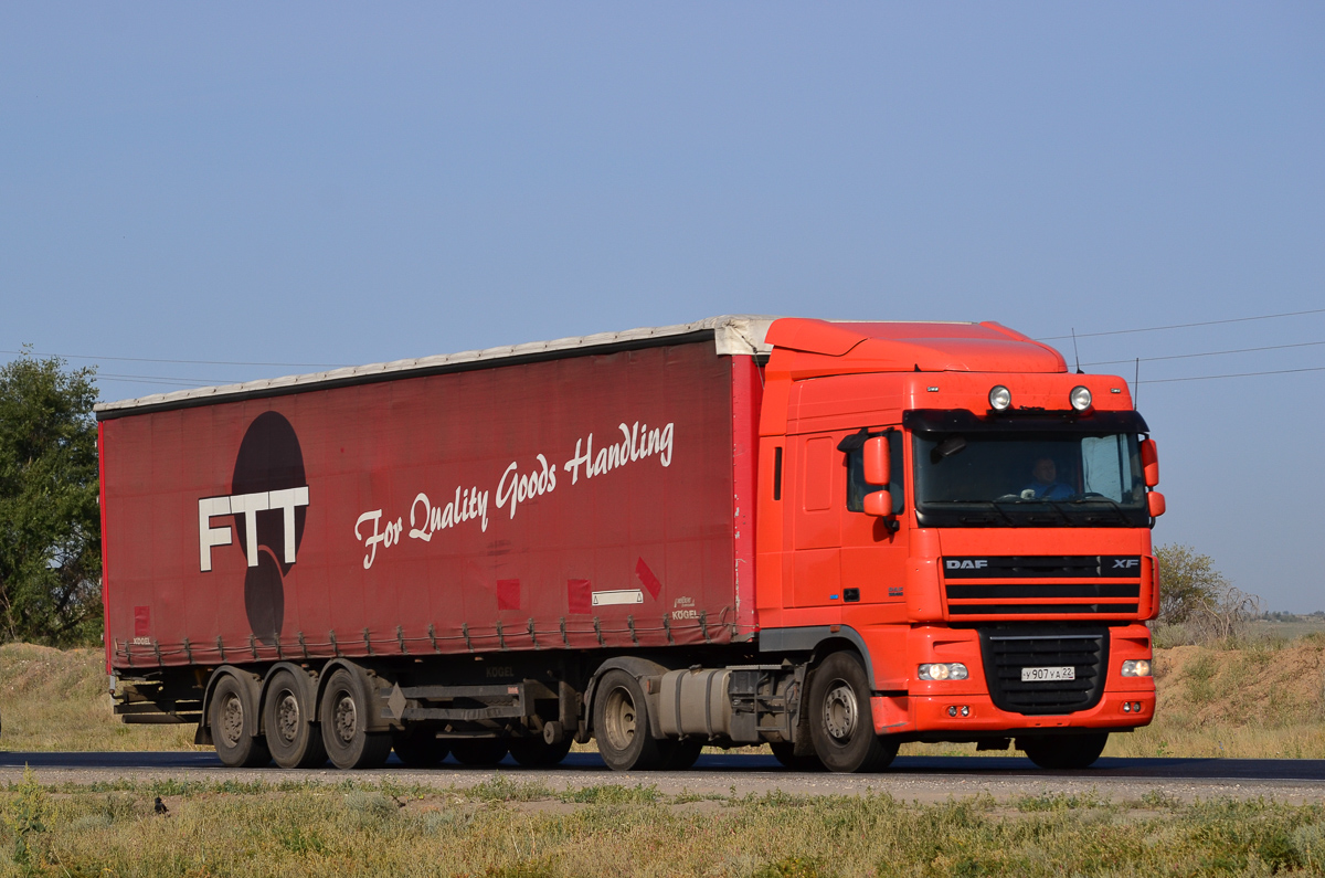 Алтайский край, № У 907 УА 22 — DAF XF105 FT