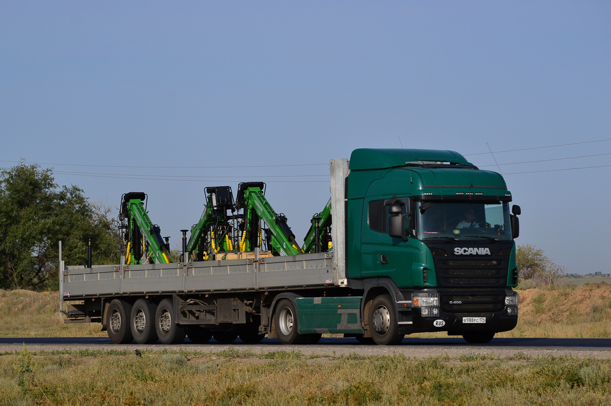 Челябинская область, № В 988 РС 174 — Scania ('2009) G400