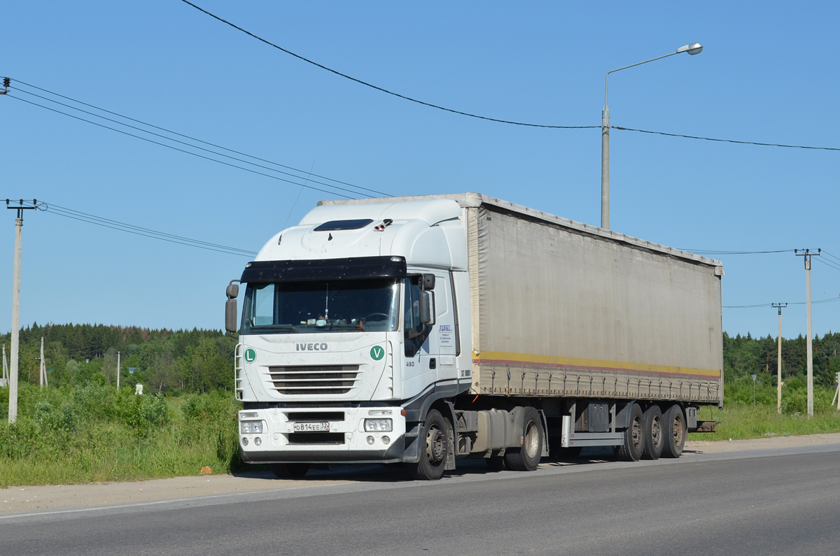 Брянская область, № О 814 ЕЕ 32 — IVECO Stralis ('2007) 430