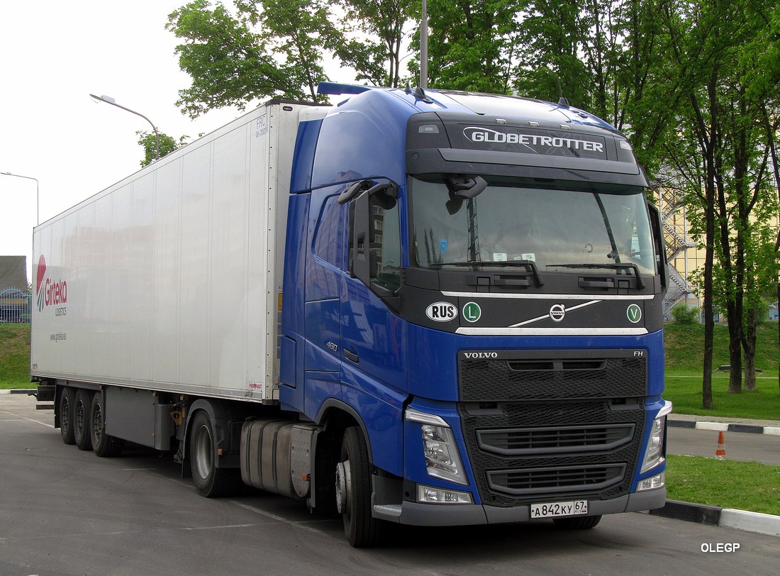 Смоленская область, № А 842 КУ 67 — Volvo ('2012) FH.460