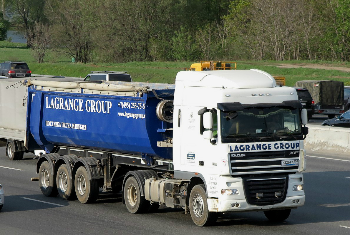 Москва, № У 326 РА 750 — DAF XF105 FT