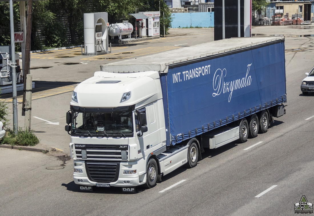 Туркестанская область, № 001 DES 13 — DAF XF105 FT