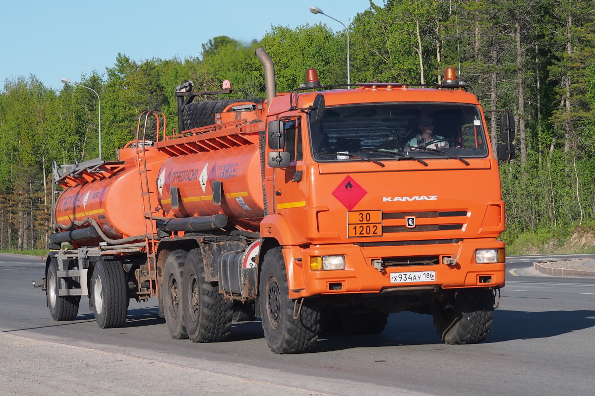 Ханты-Мансийский автоном.округ, № Х 934 АУ 186 — КамАЗ-43118-46