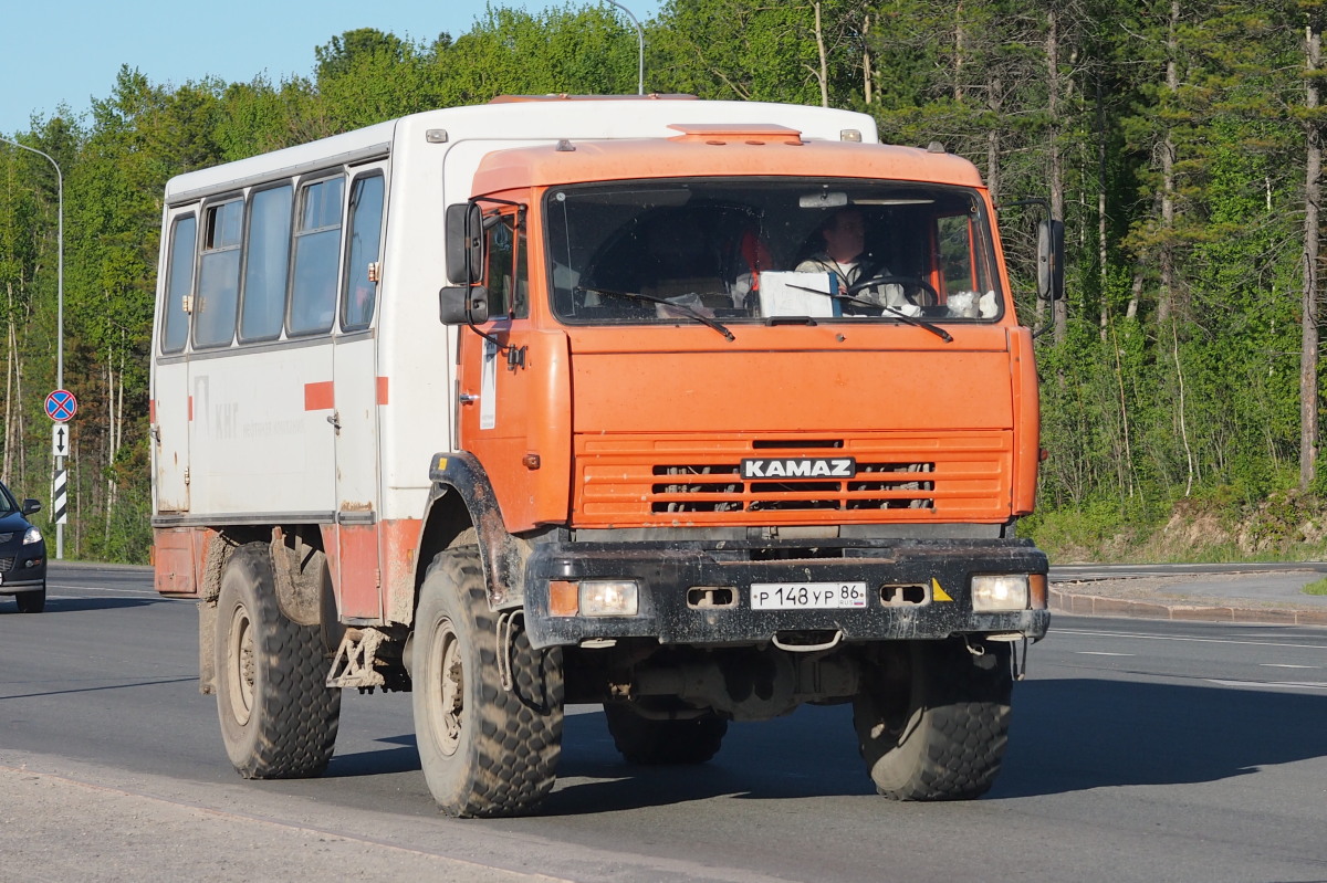 Ханты-Мансийский автоном.округ, № Р 148 УР 86 — КамАЗ-4326-15 [43260R]