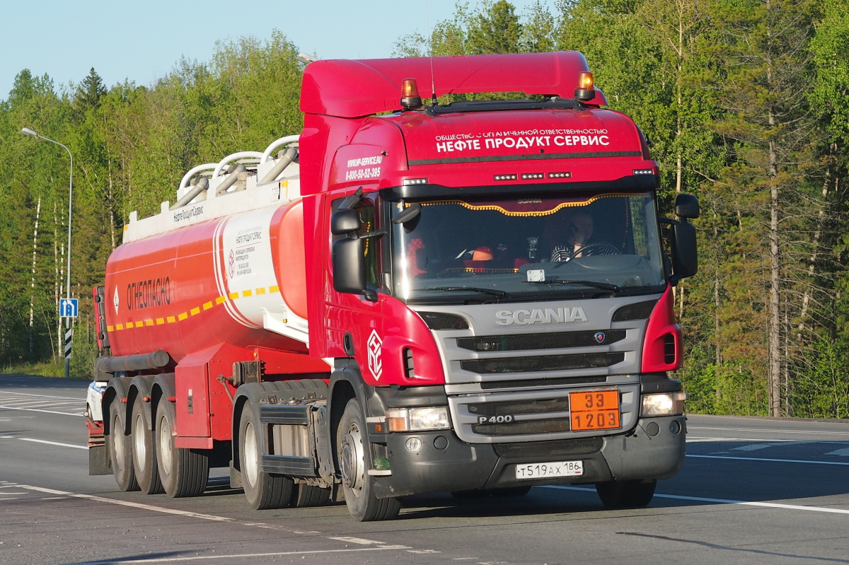 Башкортостан, № Т 519 АХ 186 — Scania ('2011) P400