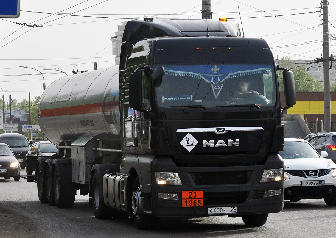 Омская область, № С 400 КТ 55 — MAN TGX ('2007) 18.400