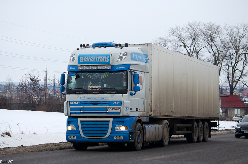 Львовская область, № ВС 0678 НО — DAF XF105 FT