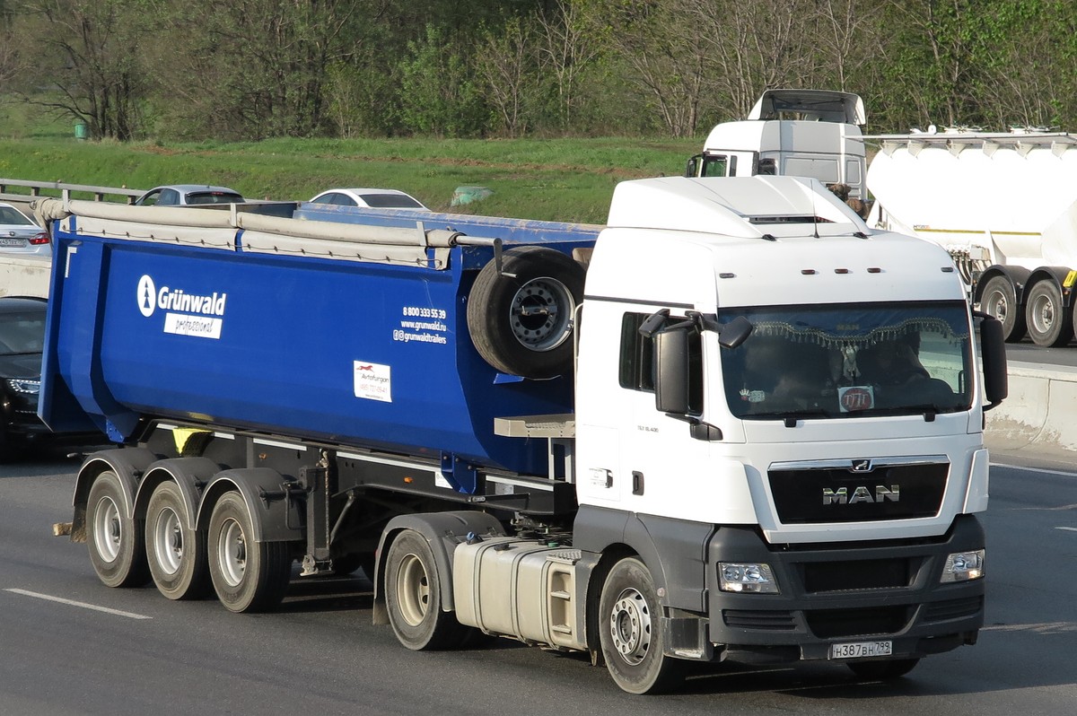Москва, № Н 387 ВН 799 — MAN TGX ('2007) 18.400
