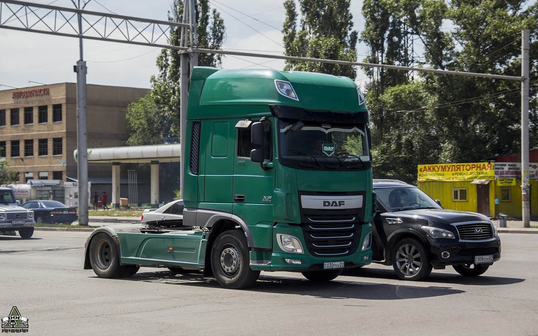Алматы, № 030 FVA 02 — DAF XF Euro6 FT