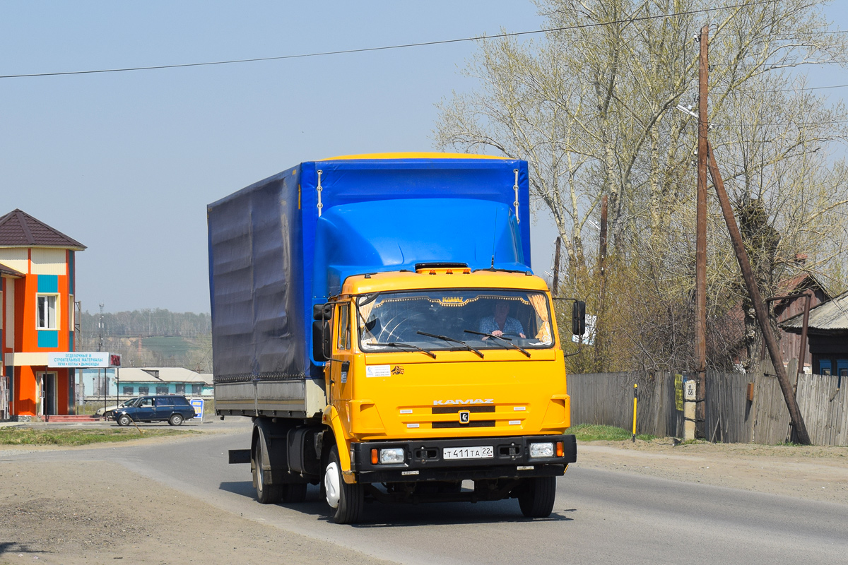 Алтайский край, № Т 411 ТА 22 — КамАЗ-4308-H3(99)