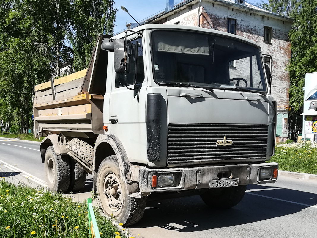 Архангельская область, № В 381 ОХ 29 — МАЗ-5551 [555100]