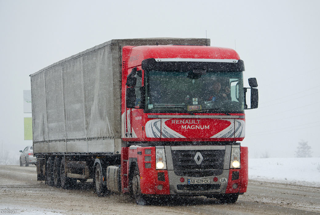 Винницкая область, № АВ 4039 СК — Renault Magnum ('2008)