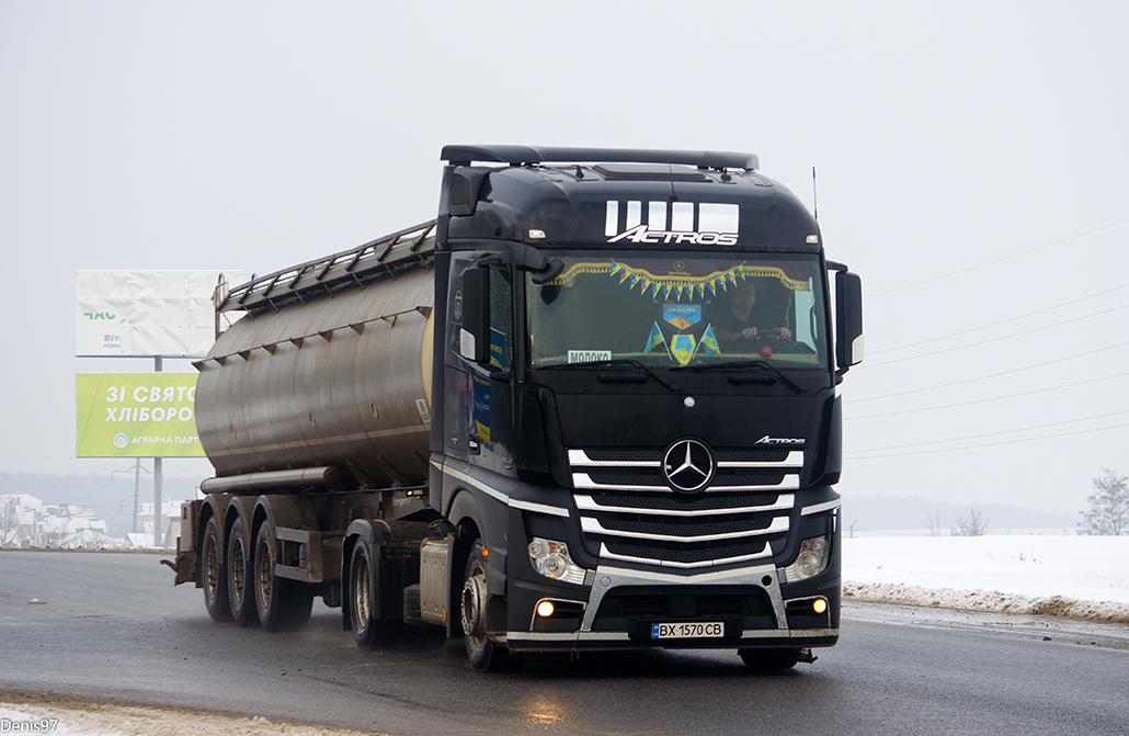 Хмельницкая область, № ВХ 1570 СВ — Mercedes-Benz Actros ('2011) 1845