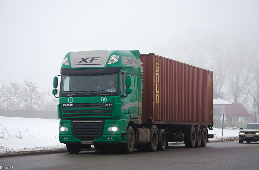 Одесская область, № ВН 8420 НА — DAF XF105 FTS