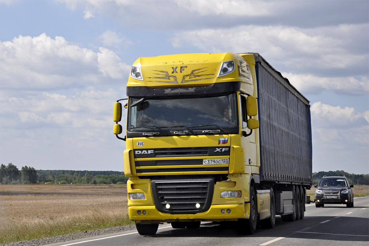 Краснодарский край, № С 379 ОС 123 — DAF XF105 FT
