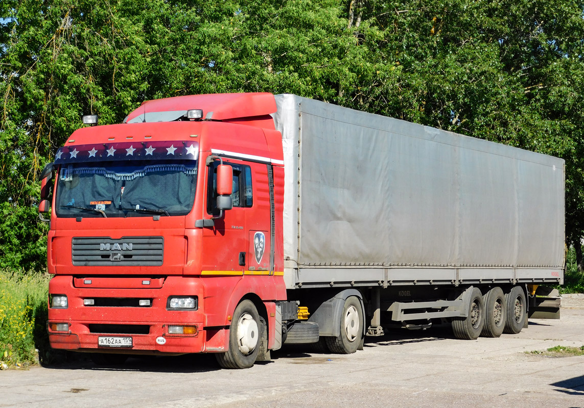 Пермский край, № А 162 АА 159 — MAN TGA 18.480