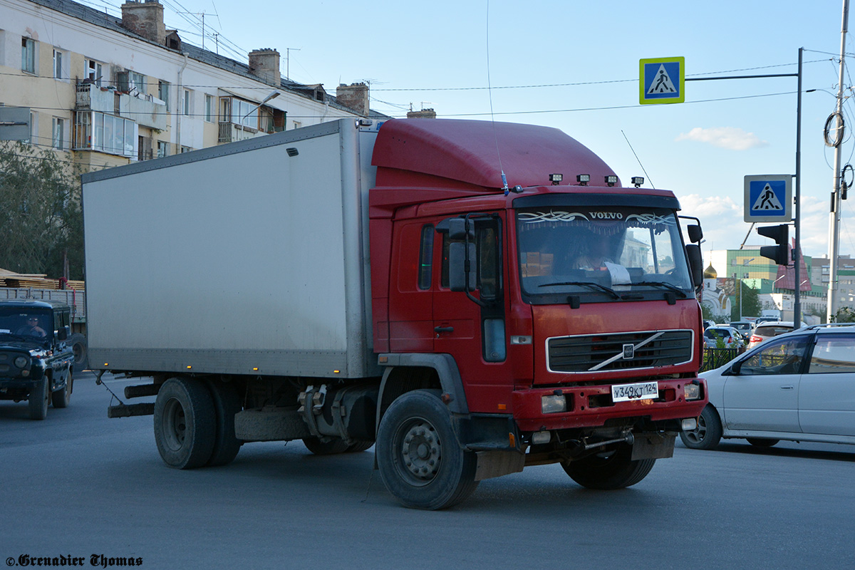 Красноярский край, № У 349 КТ 124 — Volvo ('2001) FL