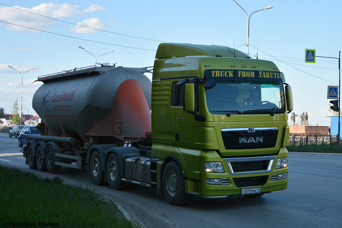 Саха (Якутия), № О 015 МВ 14 — MAN TGX ('2007) 26.540
