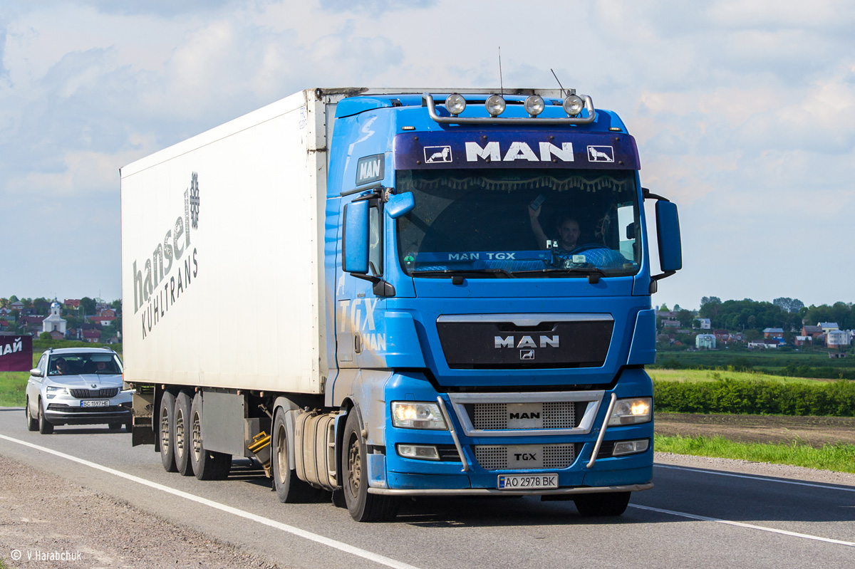 Закарпатская область, № АО 2978 ВК — MAN TGX ('2007) 18.440