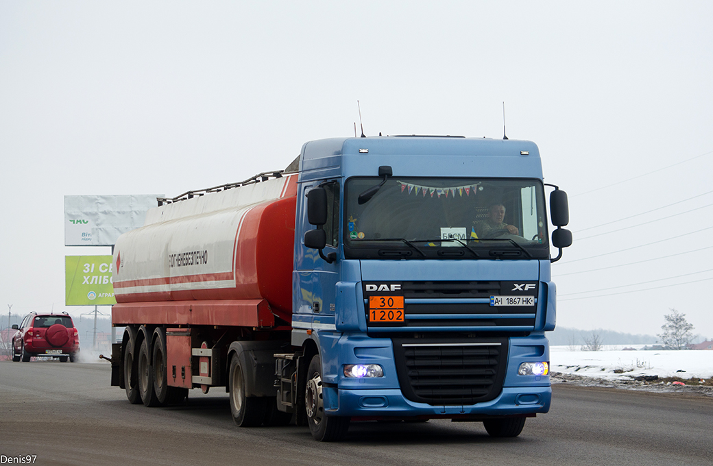 Киевская область, № АІ 1867 НК — DAF XF105 FT