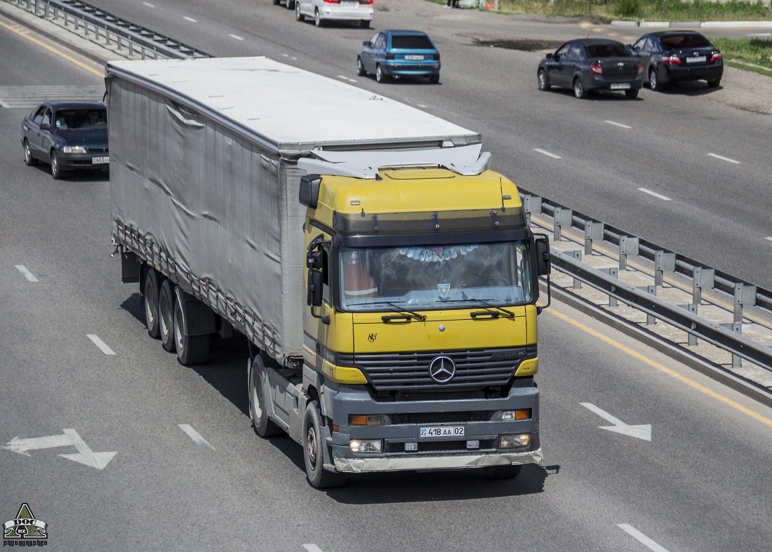 Алматы, № 418 AA 02 — Mercedes-Benz Actros ('1997) 1840