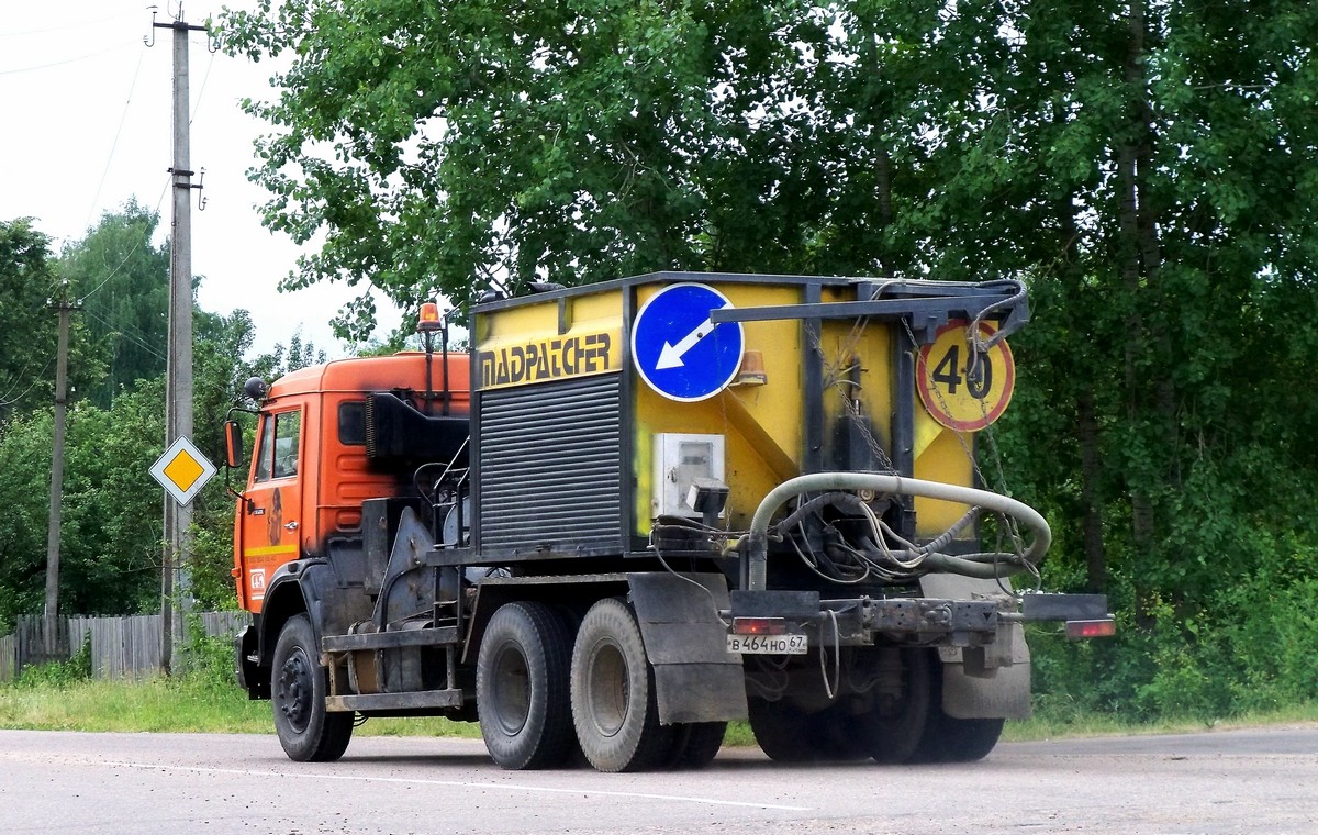 Смоленская область, № В 464 НО 67 — КамАЗ-65115 (общая модель)