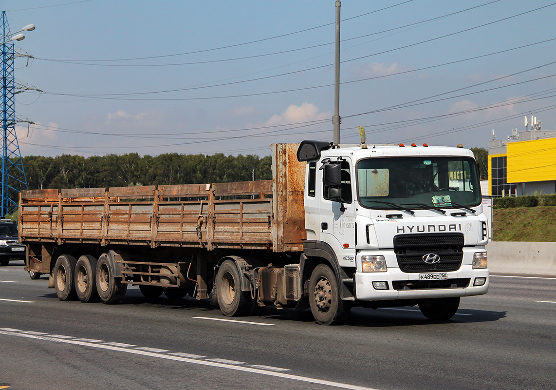 Московская область, № К 489 ЕЕ 750 — Hyundai Power Truck HD500