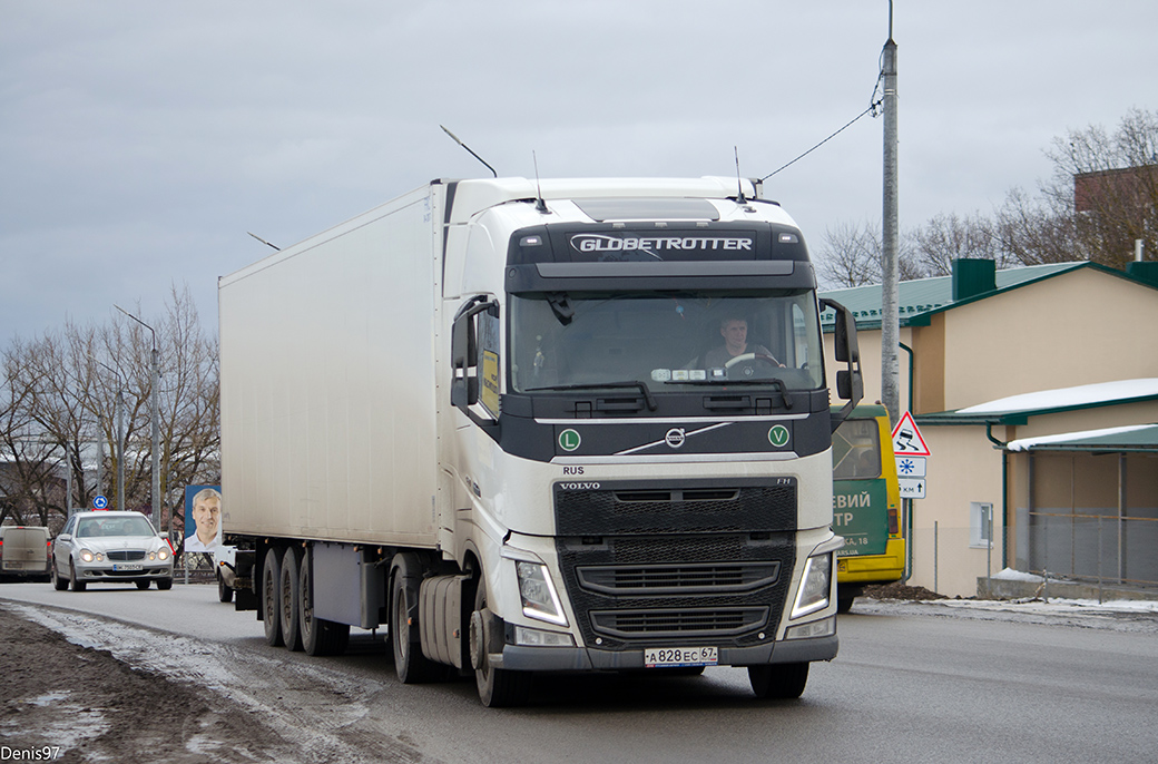 Смоленская область, № А 828 ЕС 67 — Volvo ('2012) FH.460 [X9P]