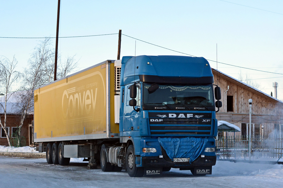 Саха (Якутия), № С 867 КУ 14 — DAF XF105 FT