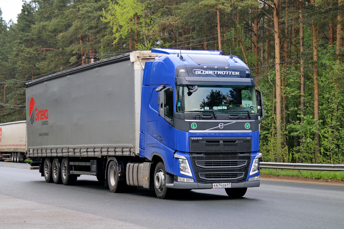 Смоленская область, № А 674 ЕВ 67 — Volvo ('2012) FH.500