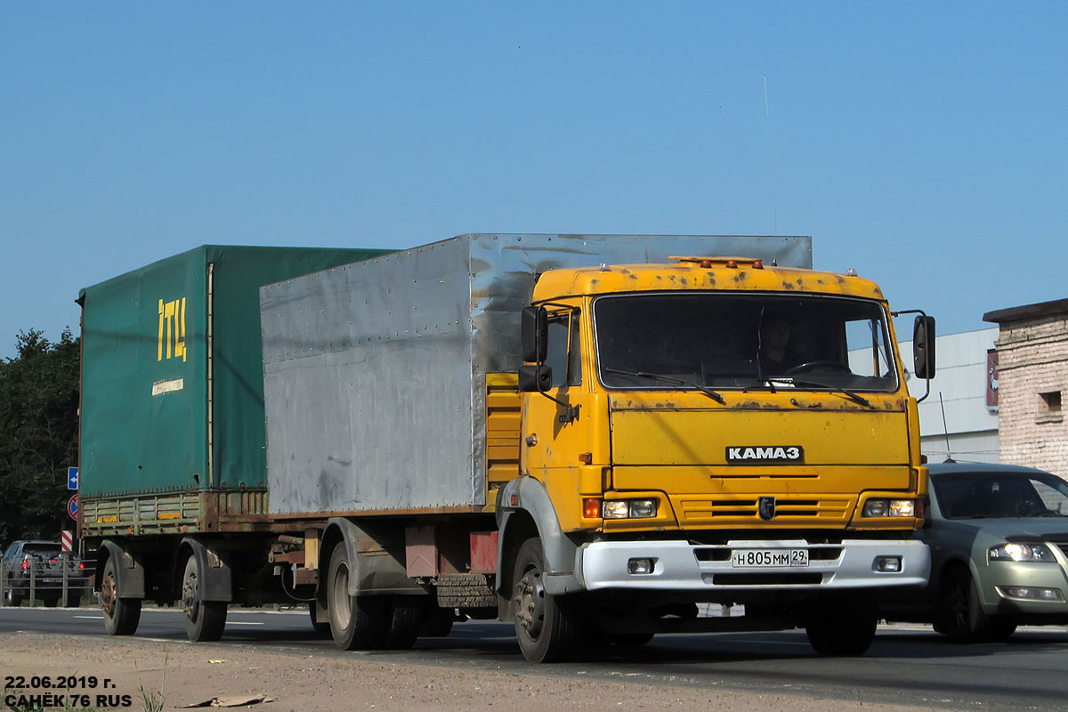 Архангельская область, № Н 805 ММ 29 — КамАЗ-4308 [430800]