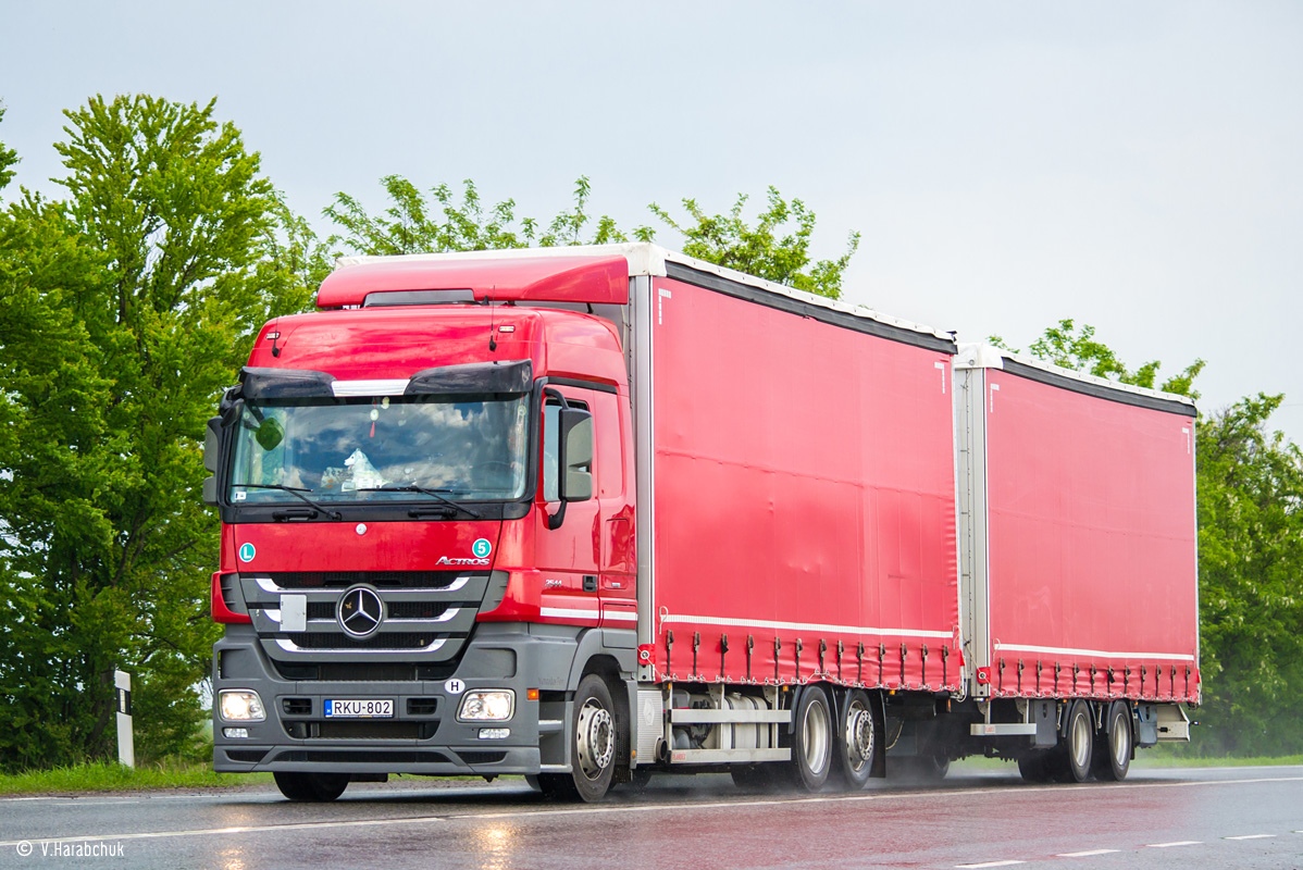 Венгрия, № RKU-802 — Mercedes-Benz Actros ('2009) 2544