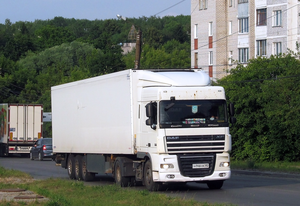 Тамбовская область, № Н 946 ОК 68 — DAF XF105 FT