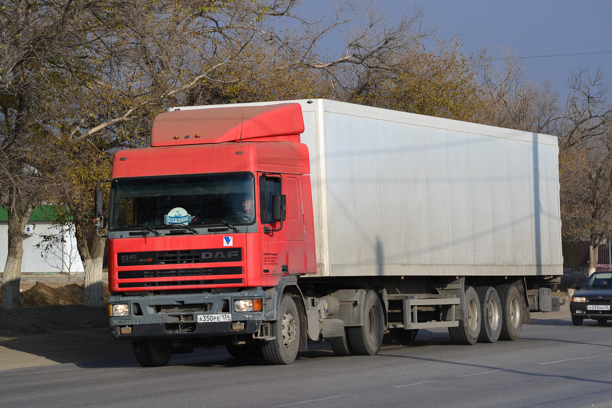 Волгоградская область, № А 350 РЕ 134 — DAF 95 FT