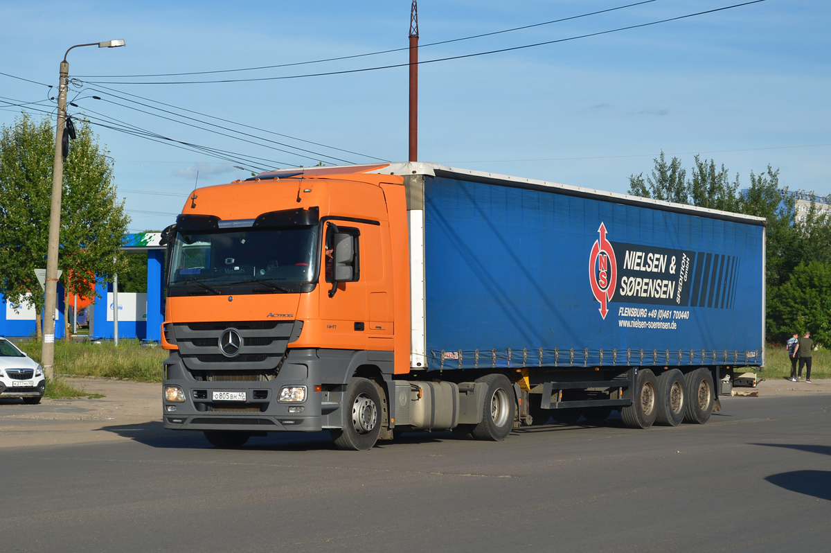 Калужская область, № О 805 ВН 40 — Mercedes-Benz Actros '09 1841 [Z9M]