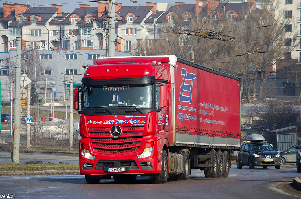 Закарпатская область, № 36 — Mercedes-Benz Actros ('2011) 1845