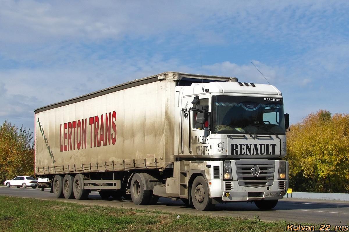 Новосибирская область, № А 434 ОВ 154 — Renault Magnum E-Tech ('2001)