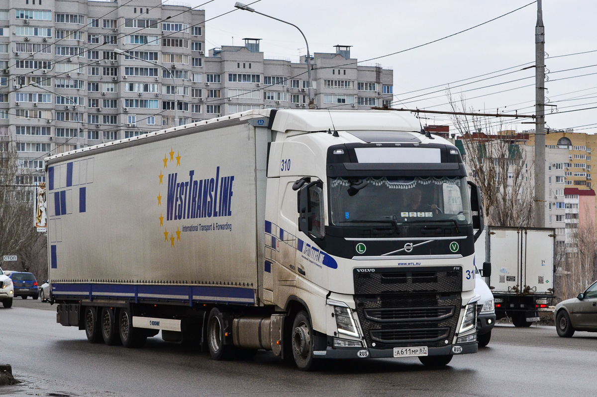 Смоленская область, № 310 — Volvo ('2012) FH.460